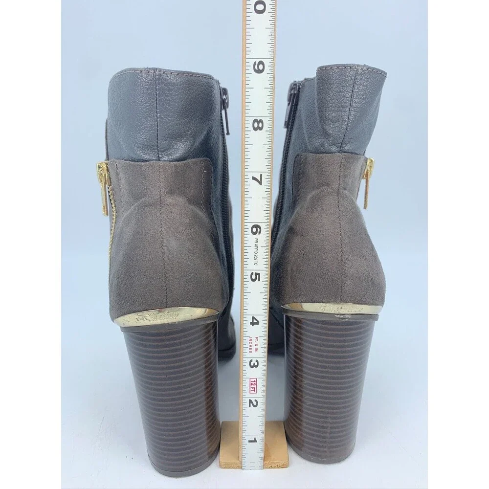 Juicy Couture Womens 8.5 Livia Ankle Boot Booties Boho Whimsey Goth‎ Party